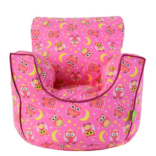 Cotton pink owls bean - cotton, arm