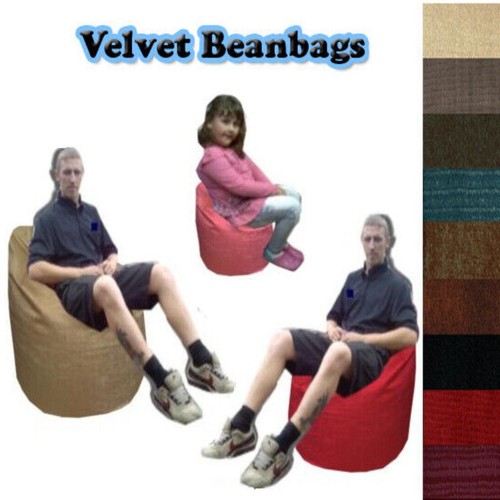 Velvet bean bags - velvet, chair
