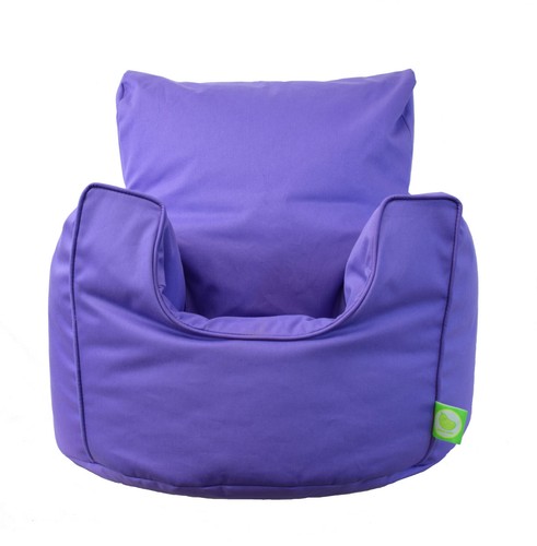 Cotton purple lilac bean bag - purple,