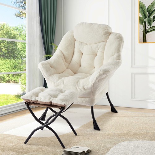 Lazy chair with - chair, footstool